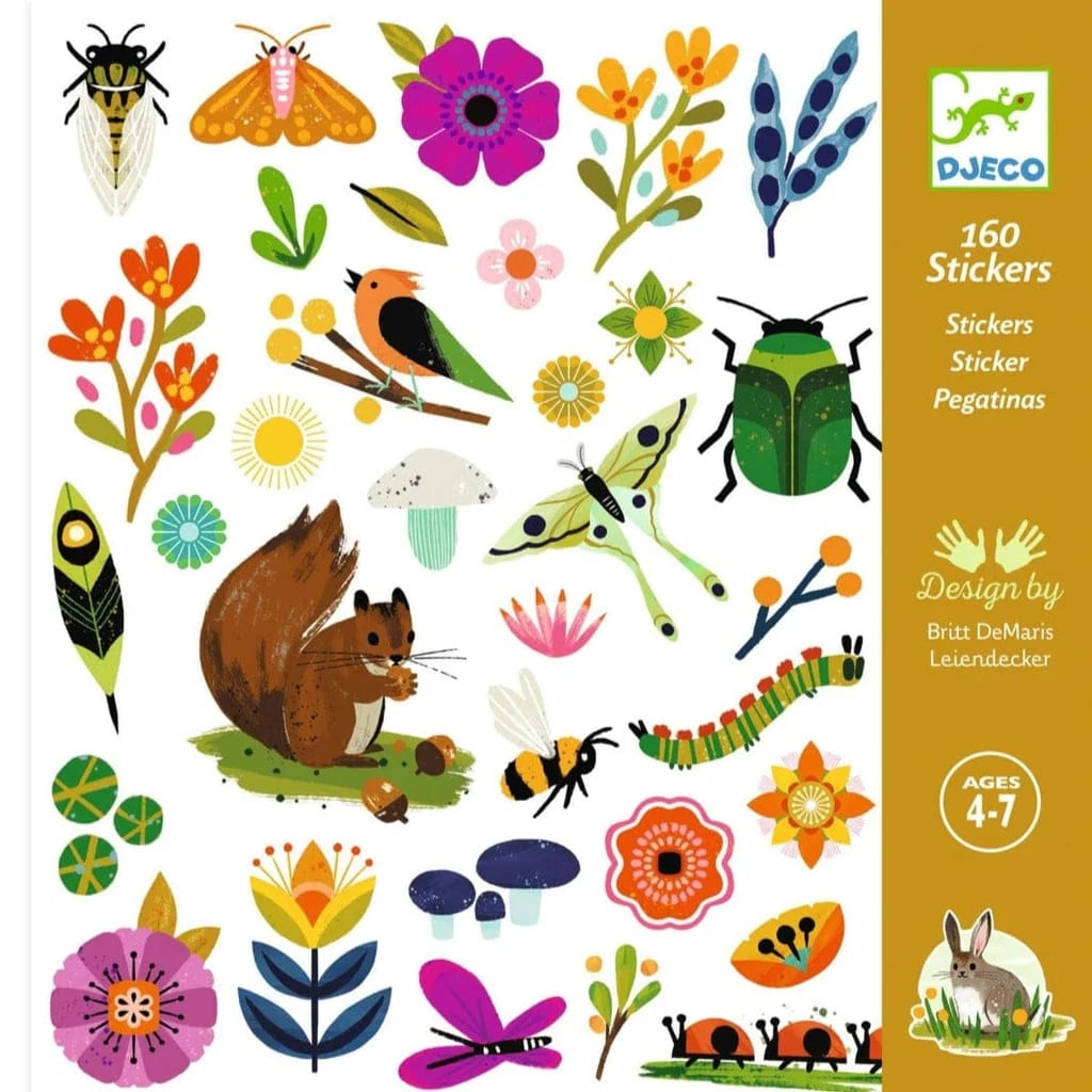 PAPER STICKERS GARDEN1