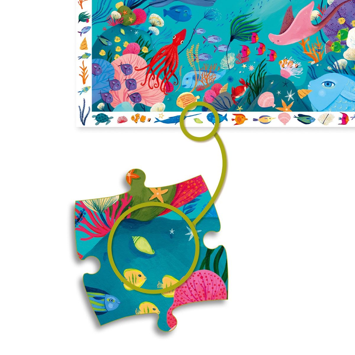 OBSERVATION PUZZLE AQUATIC 54 PCS2