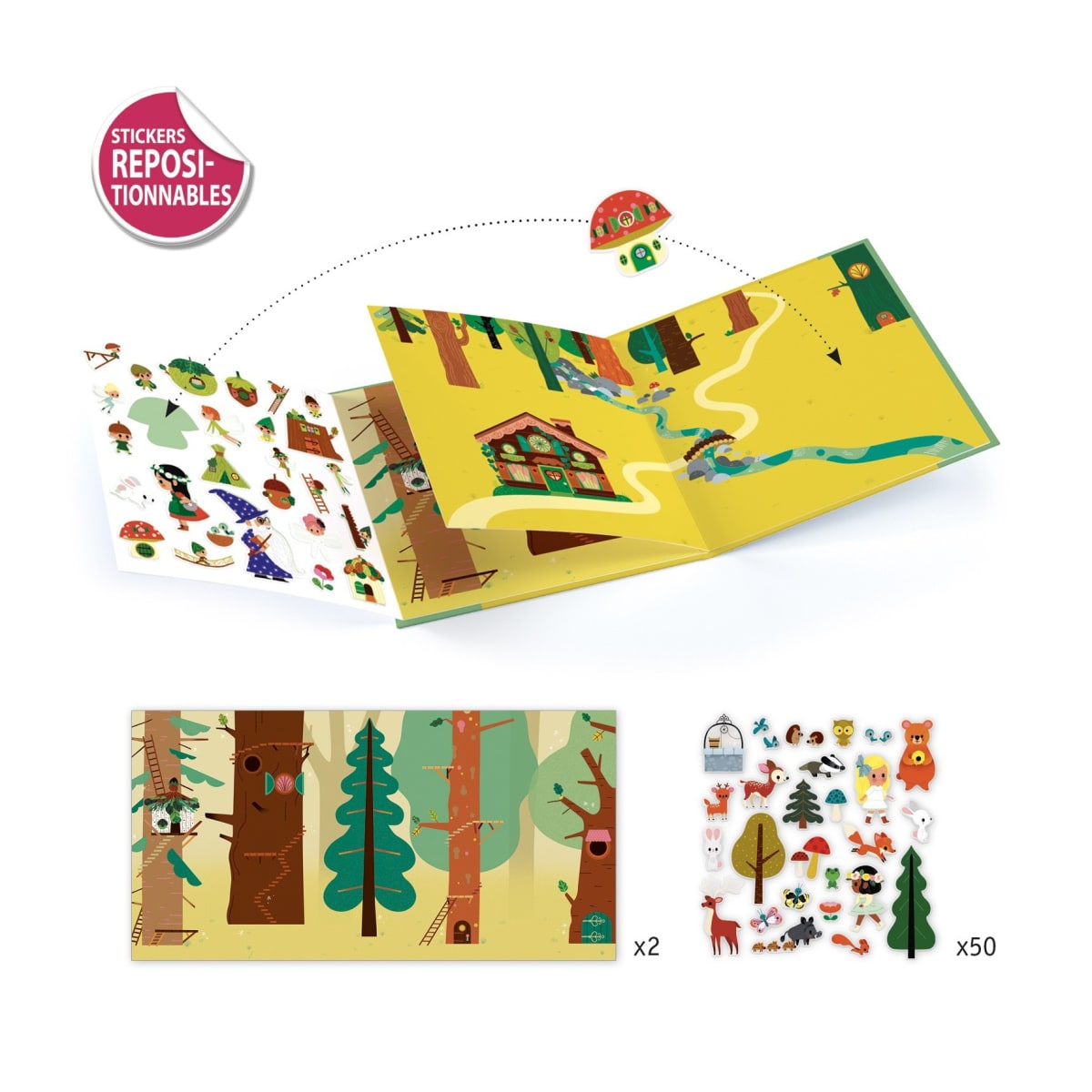 STICKERS MAGICAL FOREST2