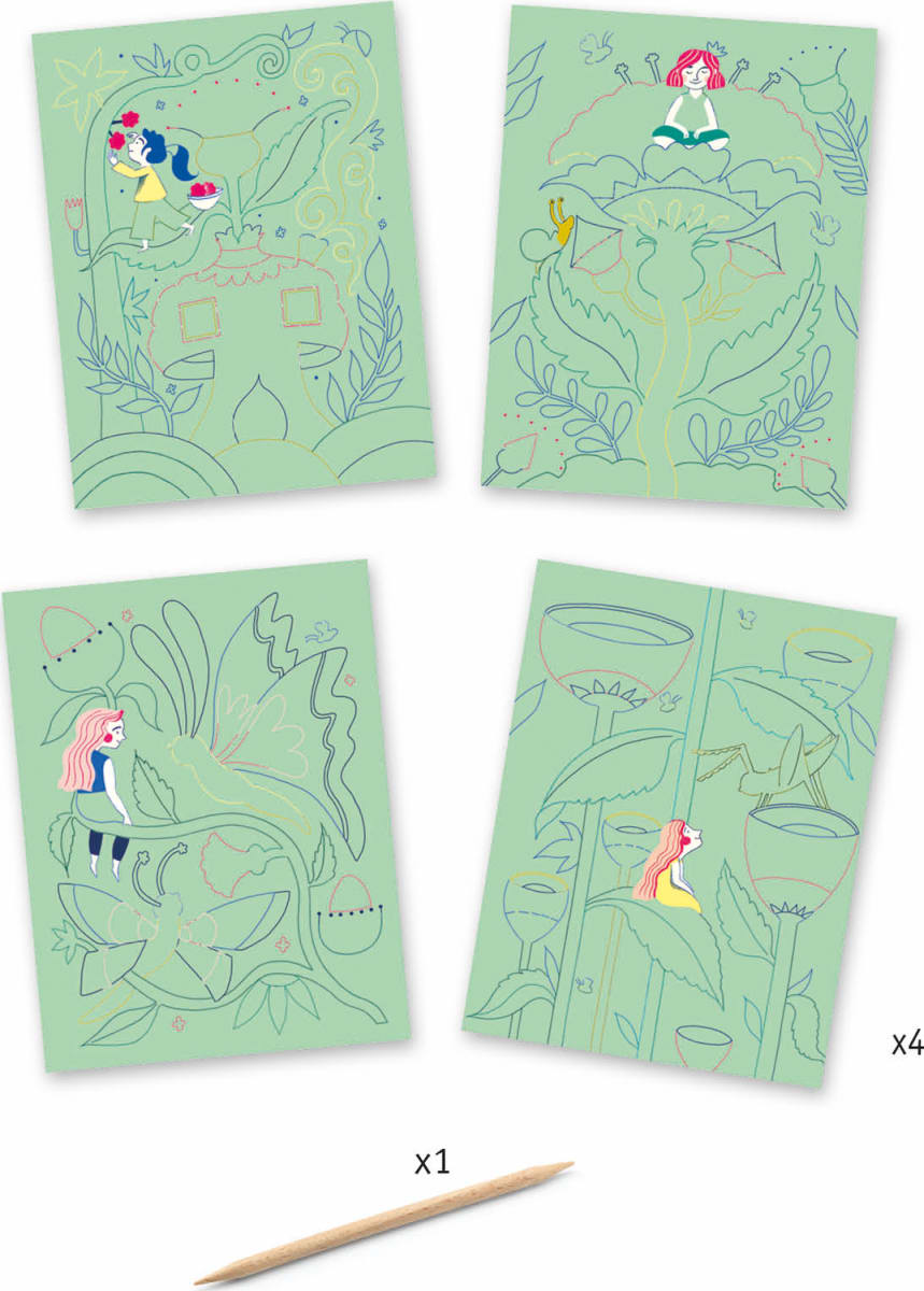 SCRATCH CARDS FANTASY GARDEN2