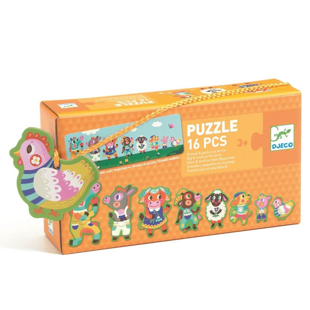 PUZZLE DUO BIG AND SMALL ON THE FARM1