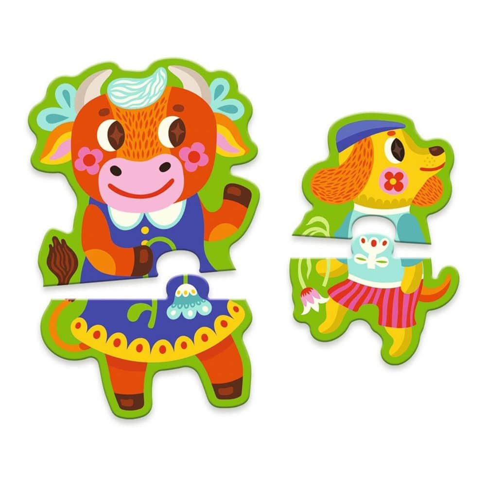 PUZZLE DUO BIG AND SMALL ON THE FARM4