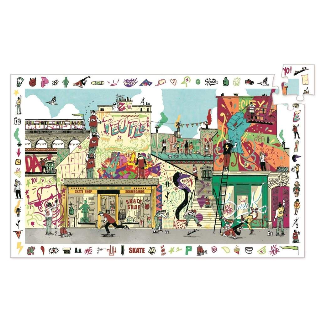 OBSERVATION PUZZLES STREET ART 200 PCS2