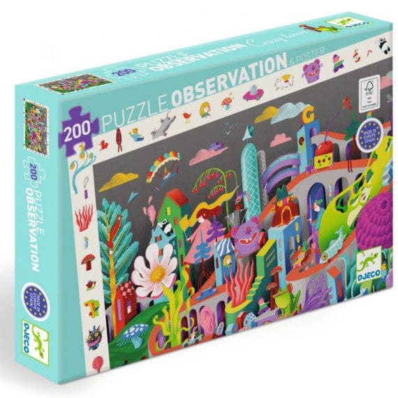 PUZZLE OBSERVATION CRAZY TOWN 200 PCS3