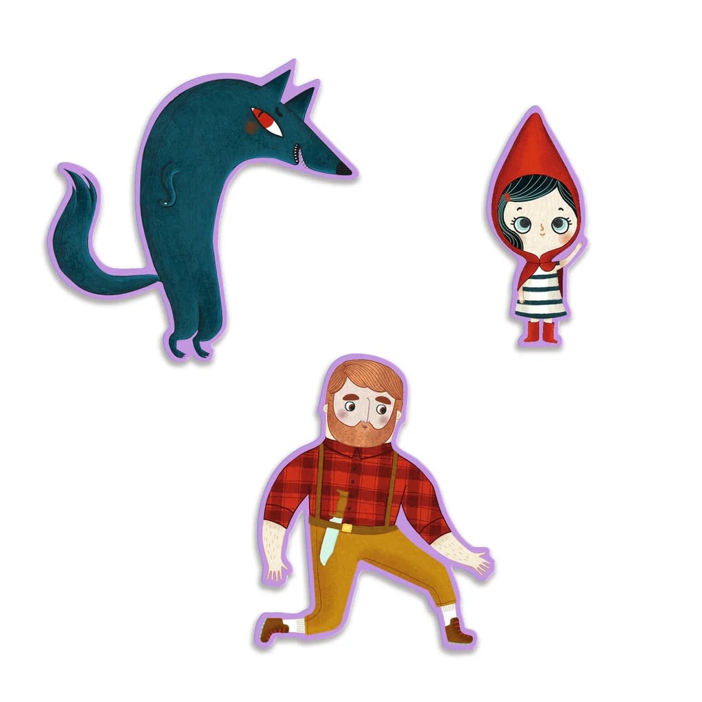 PUZZLES LITTLE RED RIDING HOOD 35 PCS4