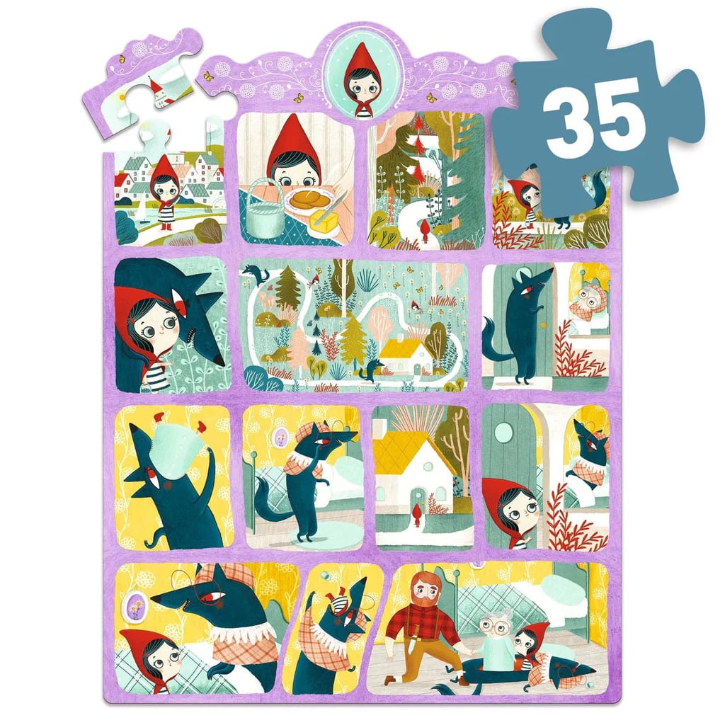 PUZZLES LITTLE RED RIDING HOOD 35 PCS1