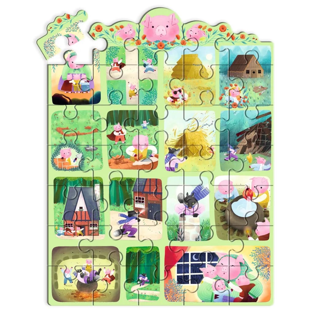 PUZZLES THE THREE LITTLE PIGS 35 PCS3