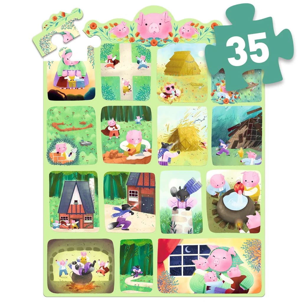 PUZZLES THE THREE LITTLE PIGS 35 PCS1