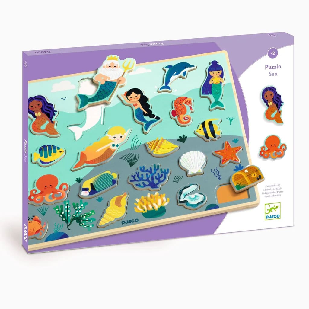 WOODEN PUZZLES PUZZLO SEA1