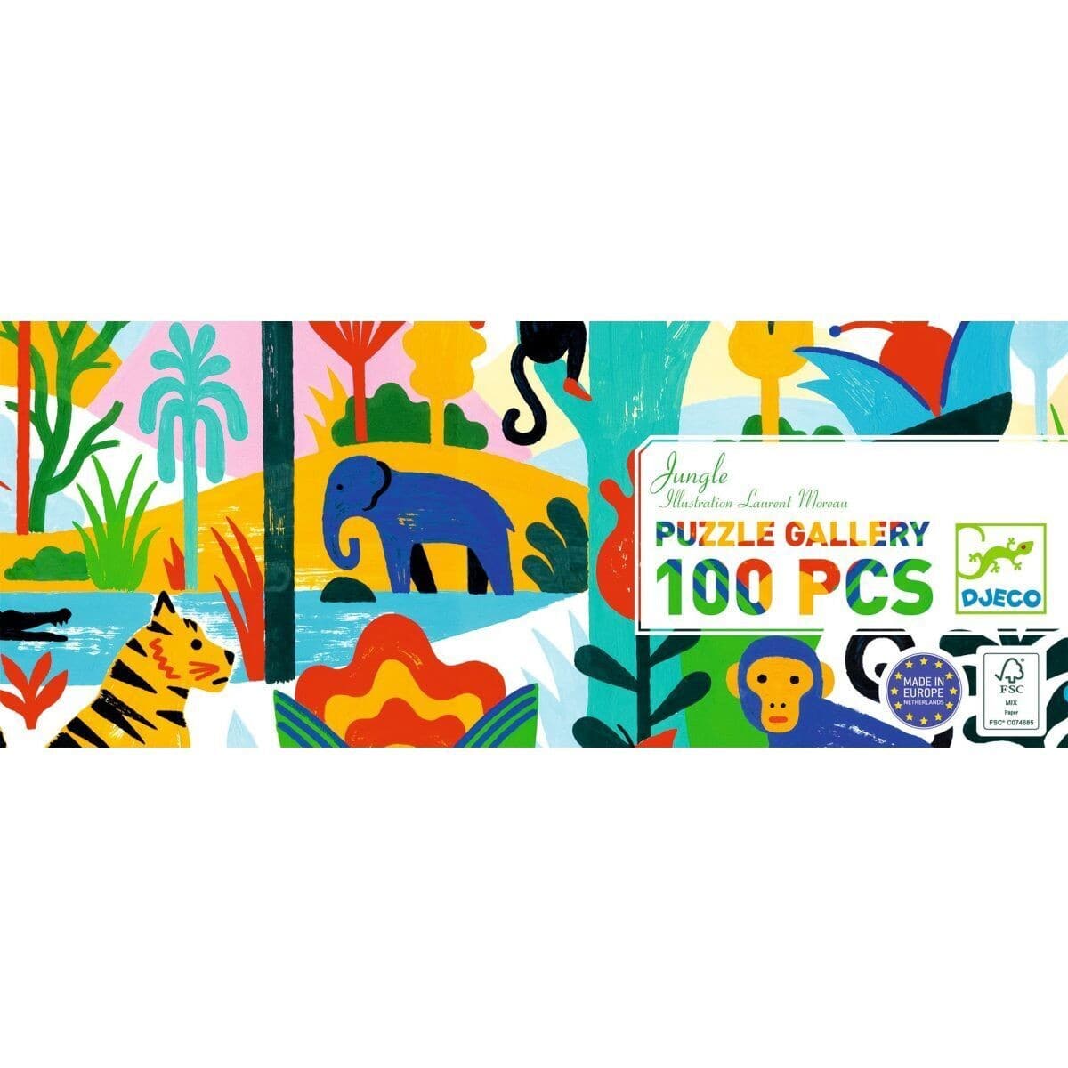 GALLERY PUZZLE JUNGLE 100 PCS2
