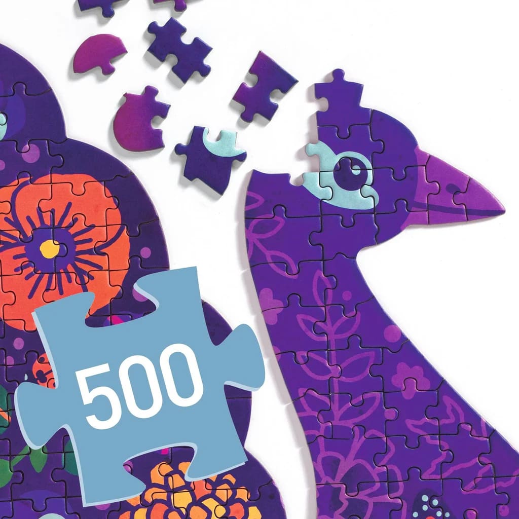 PUZZ ART PEACOCK 500 PCS3