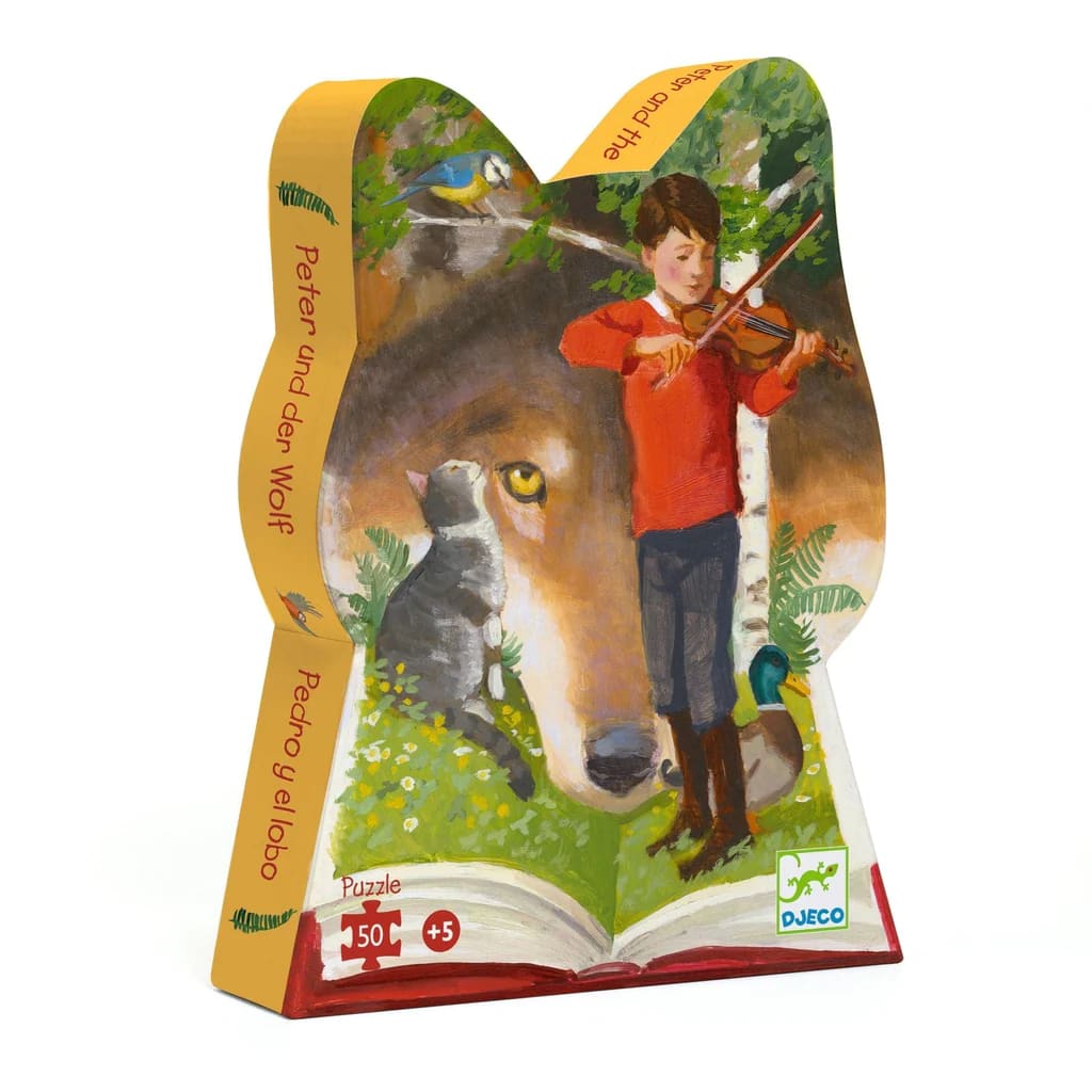 SILHOUETTE PUZZLE PETER AND THE WOLF1