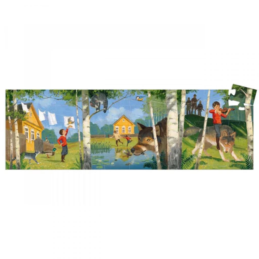 SILHOUETTE PUZZLE PETER AND THE WOLF2