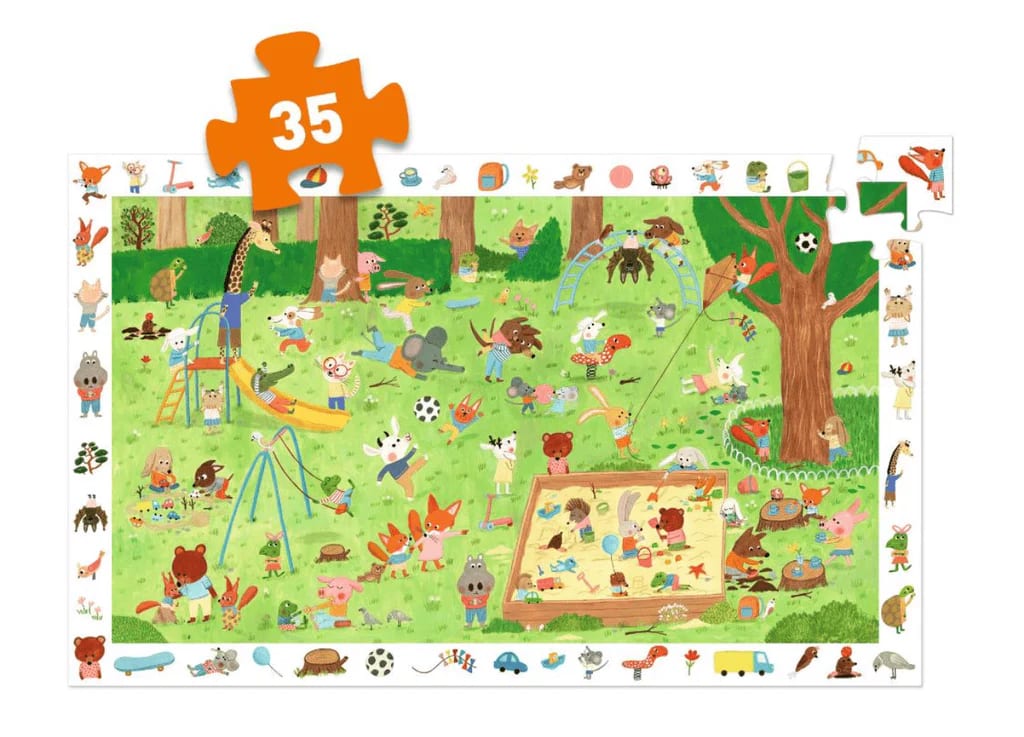 PUZZLE OBSERVACION LITTLE FRIENDS GARDEN 35 PCS3