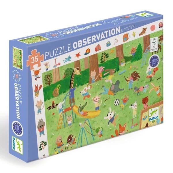 PUZZLE OBSERVACION LITTLE FRIENDS GARDEN 35 PCS1
