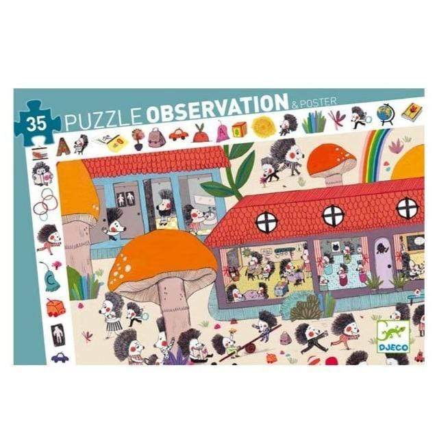 OBSERVATION PUZZLES THE HEDGEHOG SCHOOL1