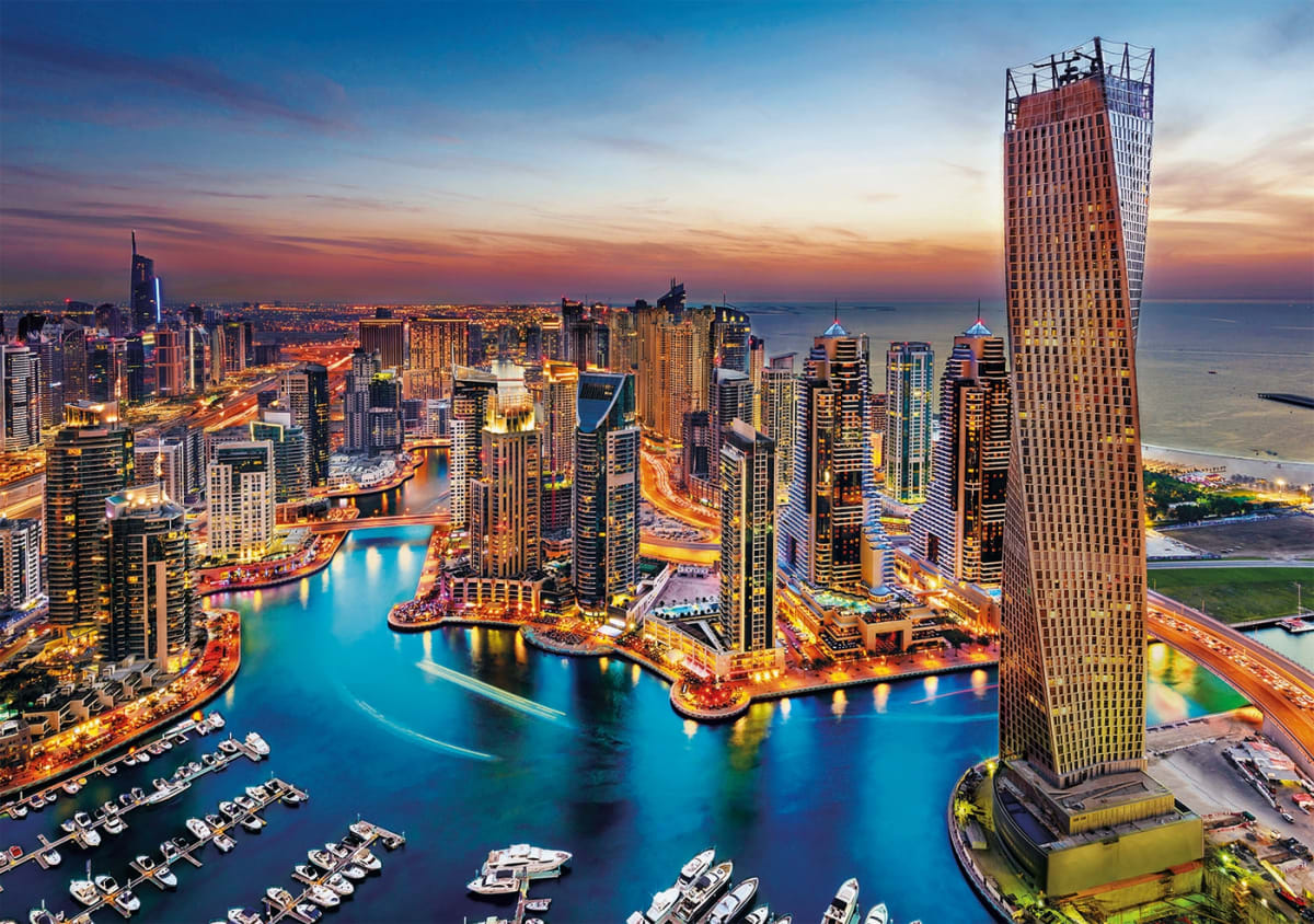 PUZZLE 1500 PCS DUBAI MARINO2