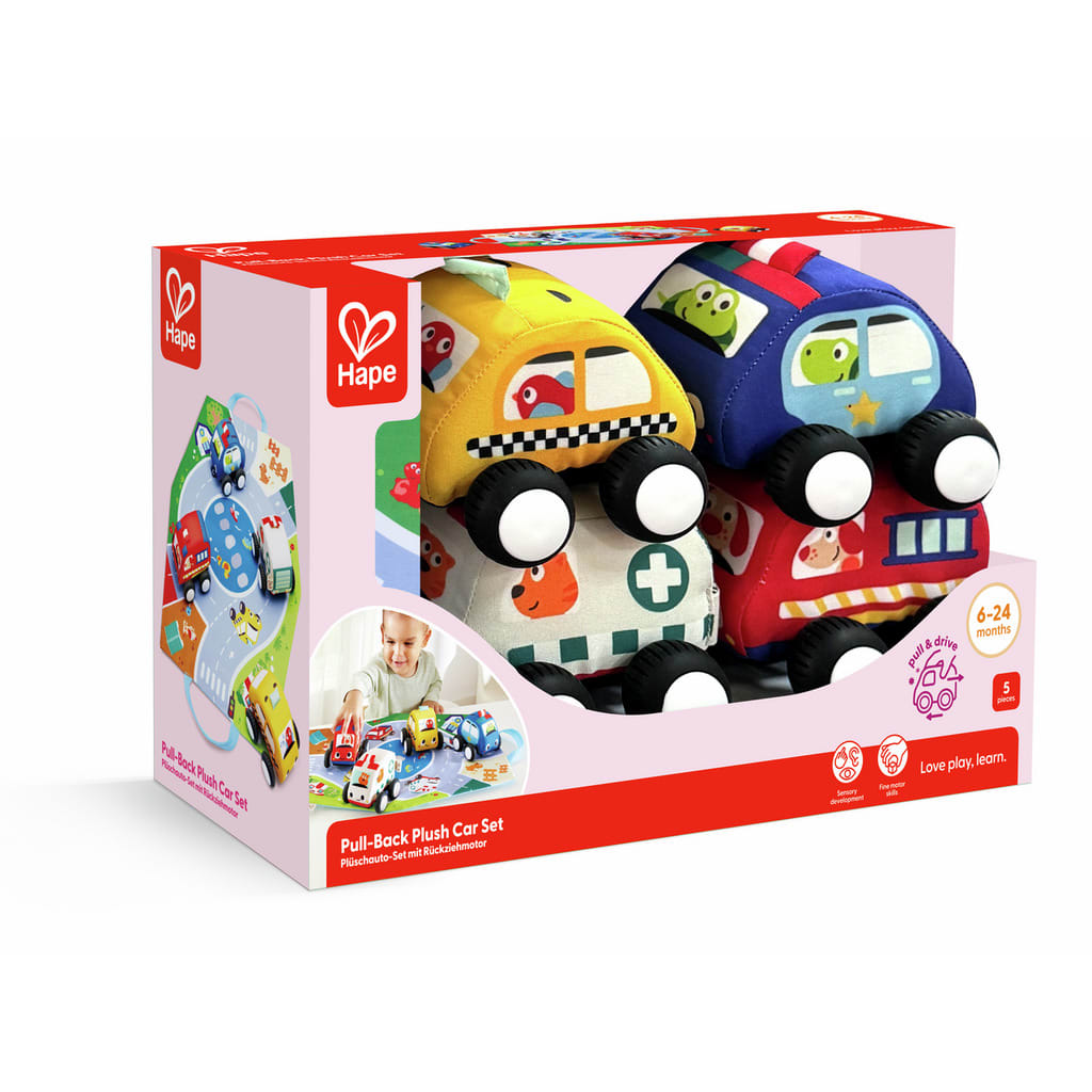 JUEGO DE COCHES DE PELUCHE RETRACTILES1