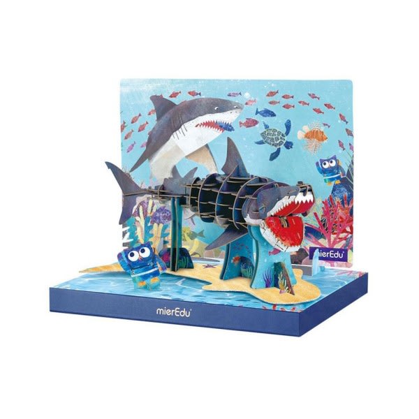 PUZZLE ECO 3D TIBURON BLANCO2