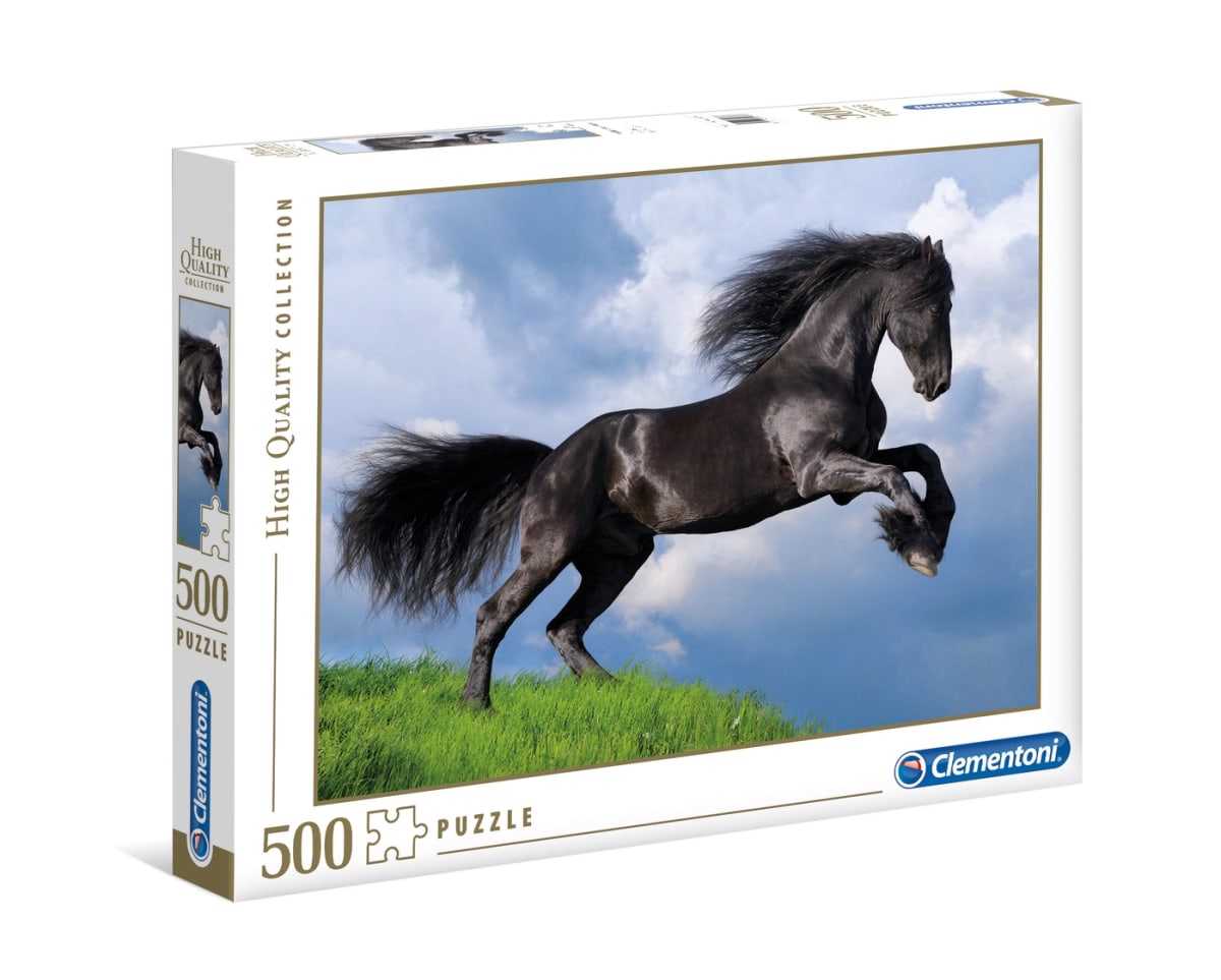 PUZZLE 500 PCS CABALLO NEGRO FRESIA1