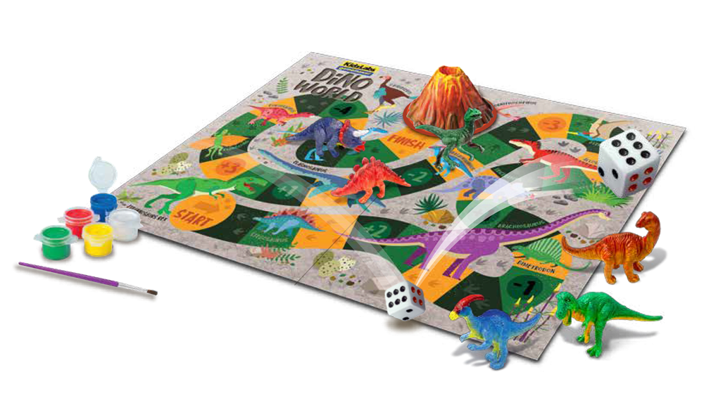 DINOSAURIOS PINTA Y JUEGA3