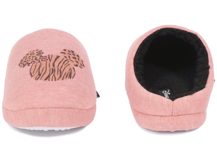 PANTUFLA MU DISNEY ROSADA MICKEY ANIMAL PRINT2