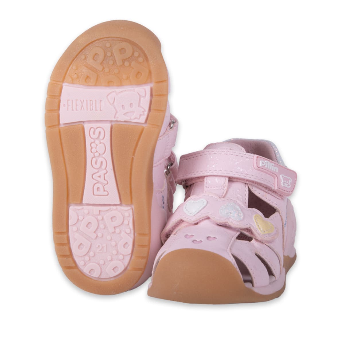 SANDALIAS BEBE NIÑA ROS PZA201 (V24)2
