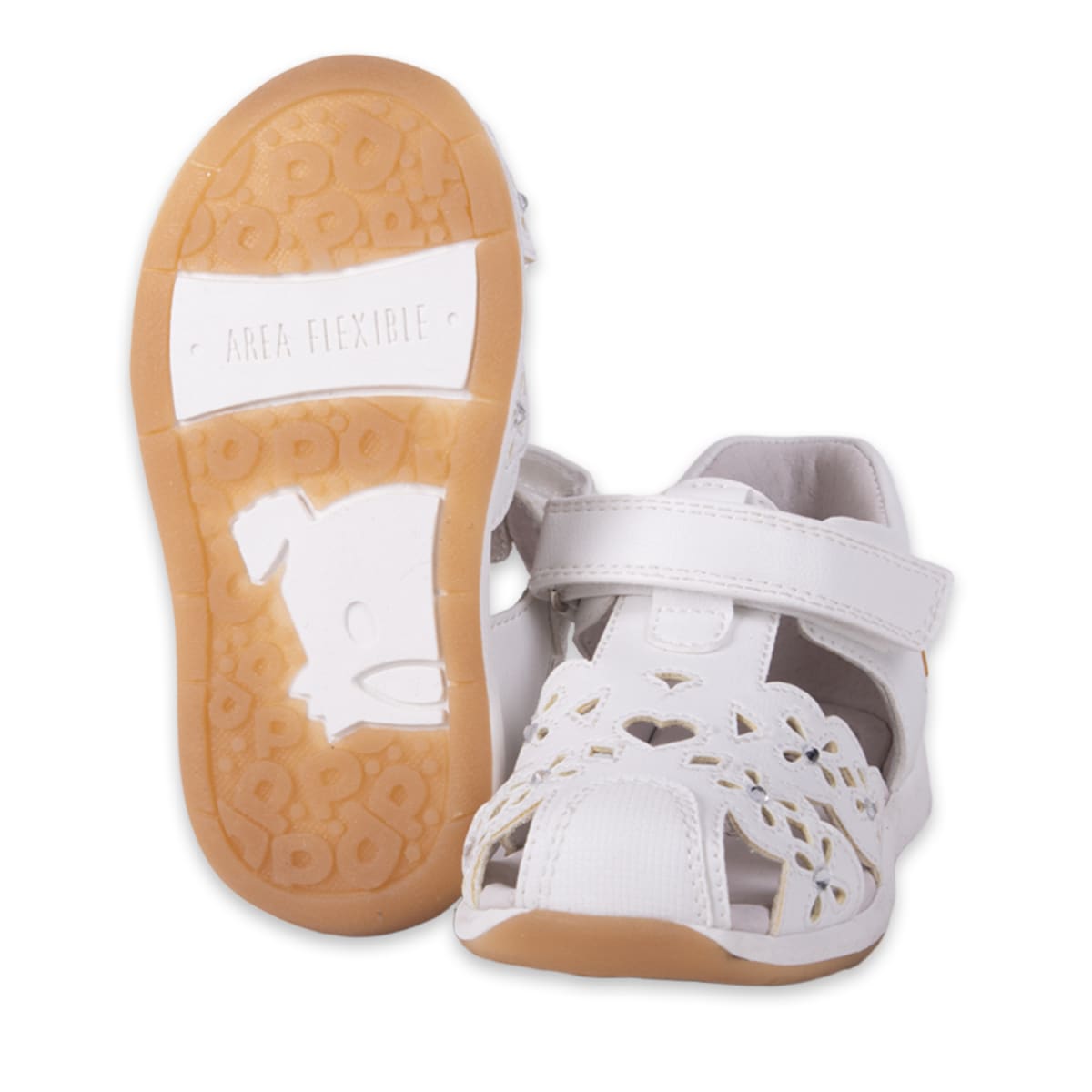 SANDALIAS BEBE NIÑA PZA414-24BCO (PZA)2