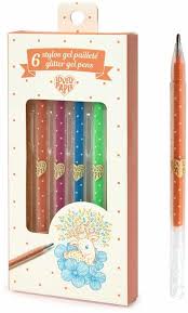 MARQUEUR 6 GLITTER GEL PENS1