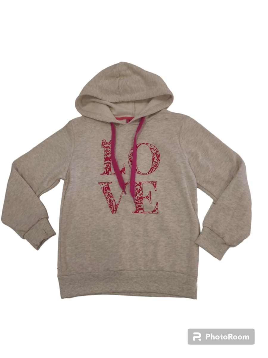 POLERON CON CAPUCHA LOVE1