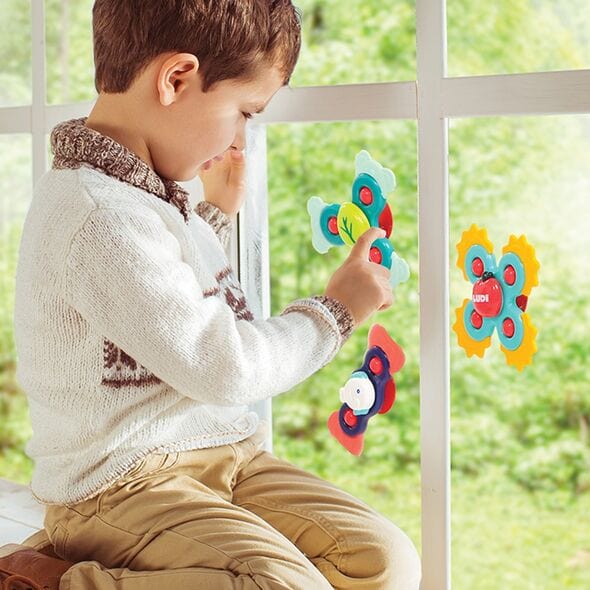 SET JUEGO SPINNERS GIRATORIO BEBE4