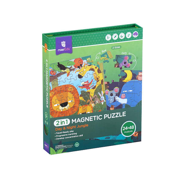 PUZZLE MAGNETICO 2 EN 1 BOSQUE1