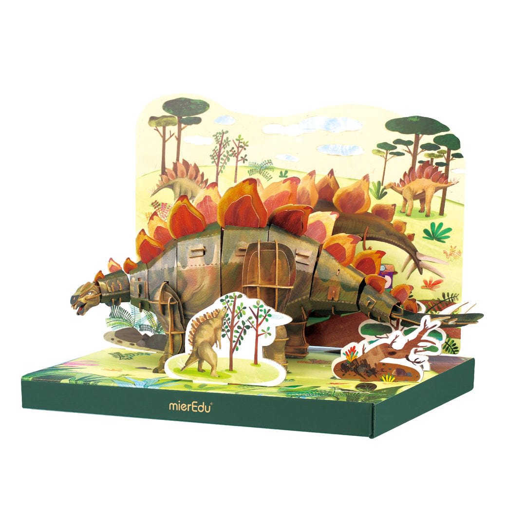 PUZZLE ECO 3D STEGOSAURIO3