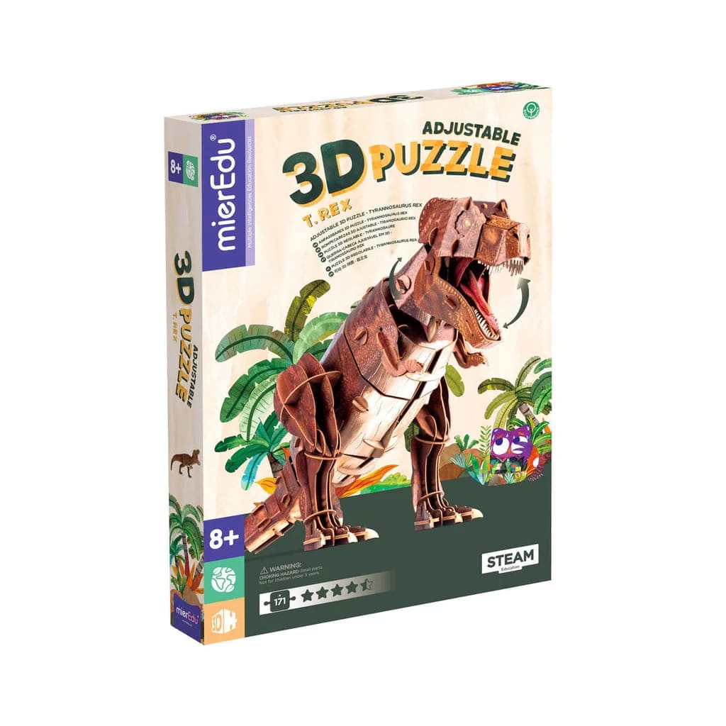 PUZZLE ECO 3D TIRANOSAURIO REX2