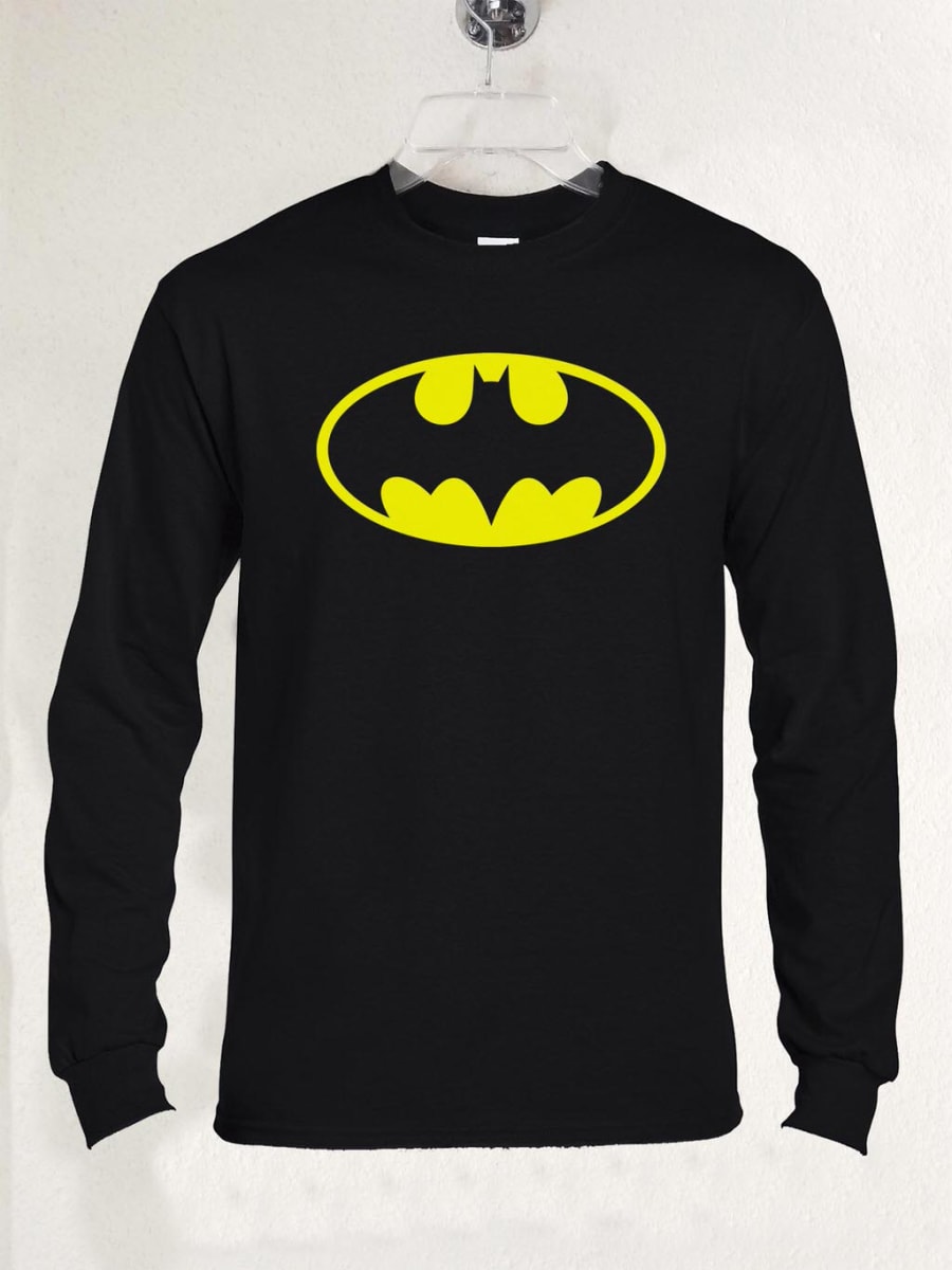 POLERA ML TO DC COMICS NEGRA BATMAN1