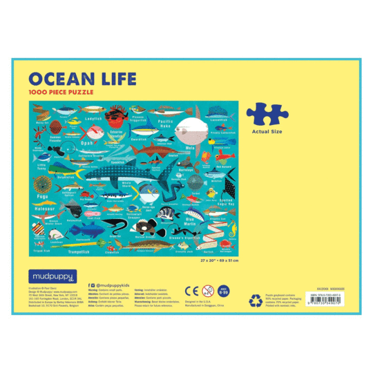 VIDA DEL OCEANO 1000 PCS PUZZLE3