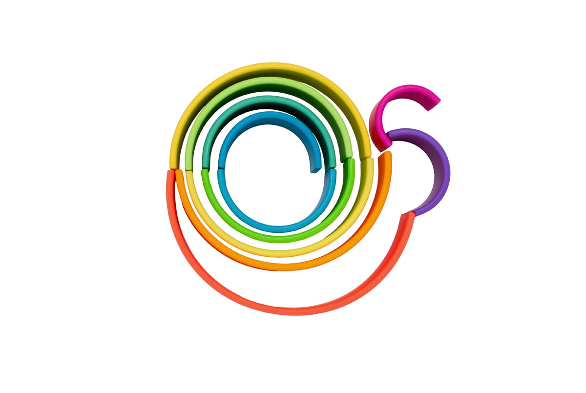 ARCOIRIS DE COLORES 12 PCS6