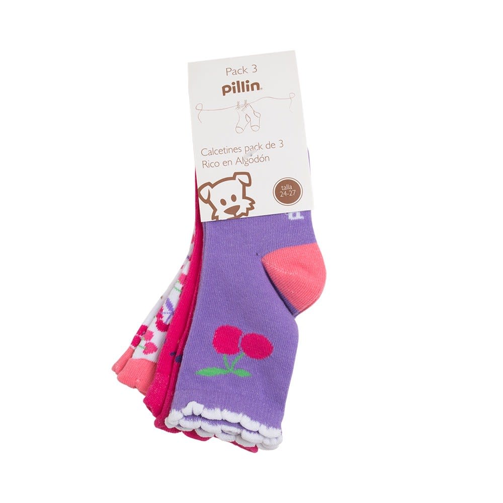 PACK 3 CALCETINES GUINDAS 109 (PAS)1