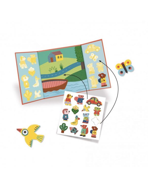 CREATE WITH STICKERS ANIMALS2