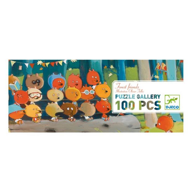 GALLERY PUZZLE FOREST FRIENDS 100 PCS2