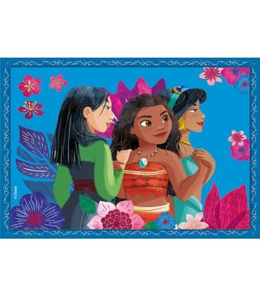 PUZZLE 4 EN 1 PRINCESAS DISNEY2