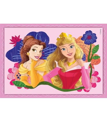 PUZZLE 4 EN 1 PRINCESAS DISNEY4