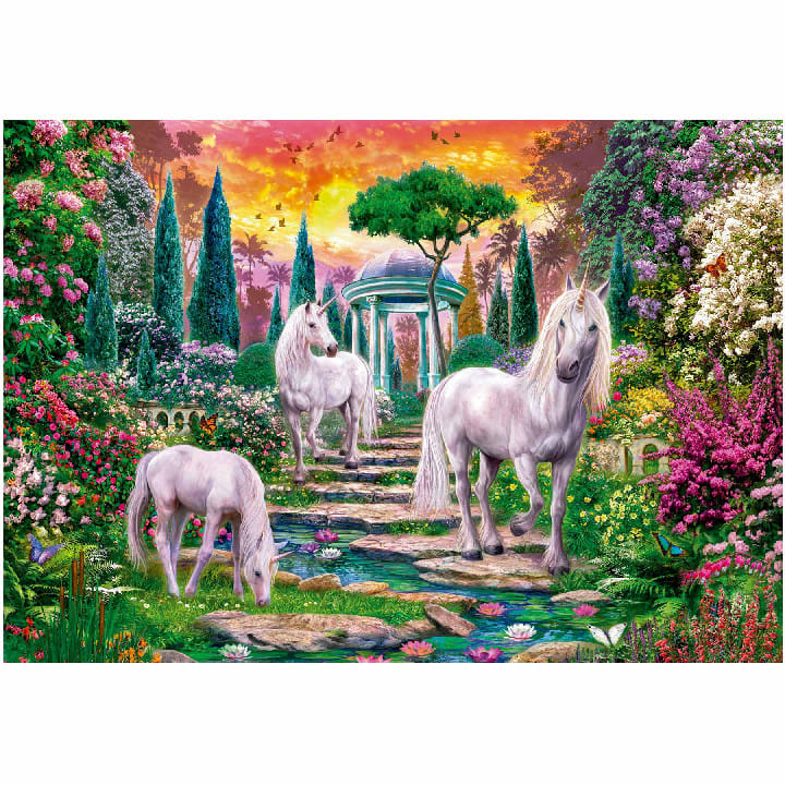 PUZZLE 2000 PCS JARDIN DE UNICORNIOS2