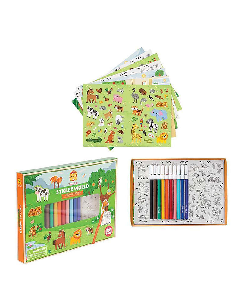 MUNDO DE STICKERS MUCHOS ANIMALES2