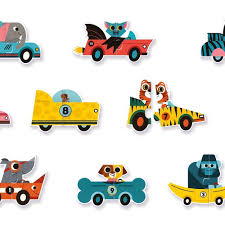 PUZZLEDUO TRIO RACING CARS2