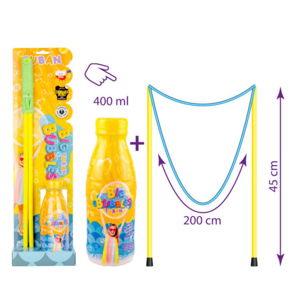 SET VARITA BURBUJAS GIGANTES + LIQUIDO 400 ML2