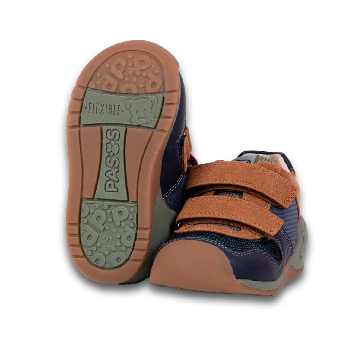 ZAPATO CLASICO BEBE NIÑO CAF PZB205-25CAF (PZB)2