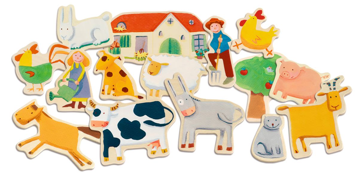 WOODEN MAGNETICS FARM1