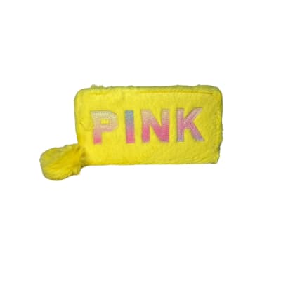 BILLETERA PINK PELUDA AMARILLA1