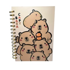 LIBRETA ARGOLLADA DE CAPYBARA LINEAL
